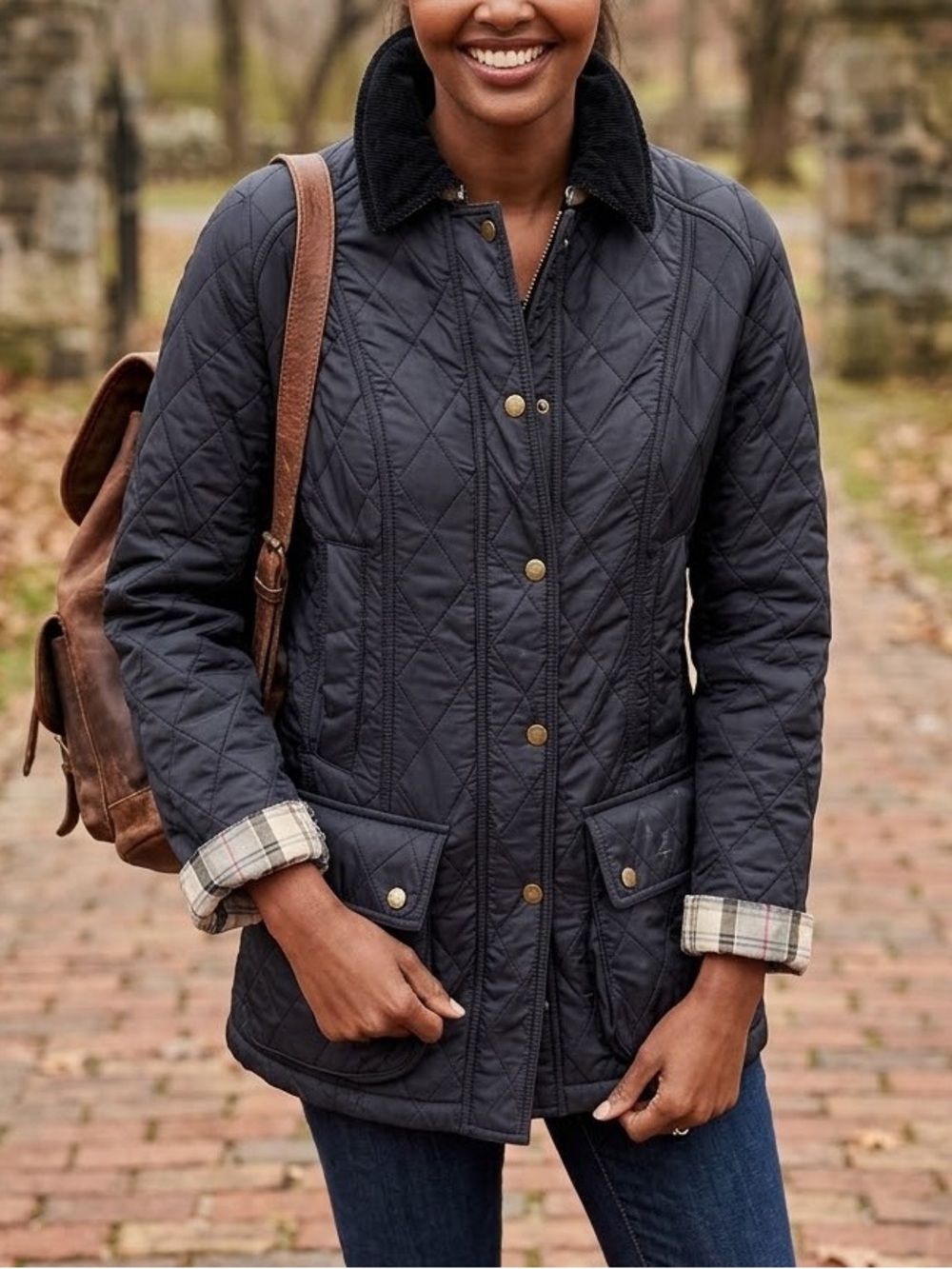 Barbour | Beadnell Polarquilt Jacket | Navy